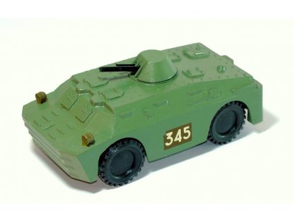 BRDM-2 - stará hračka z SSSR - vojenské auto  BRDM-2 - stará hračka z SSSR - kovový model auta