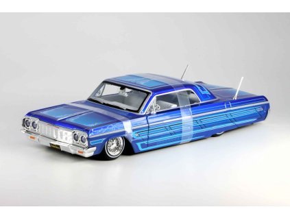 Chevrolet Impala SS Lowrider 1964 modrá 1:26 - Maisto  Chevrolet Impala - kovový model