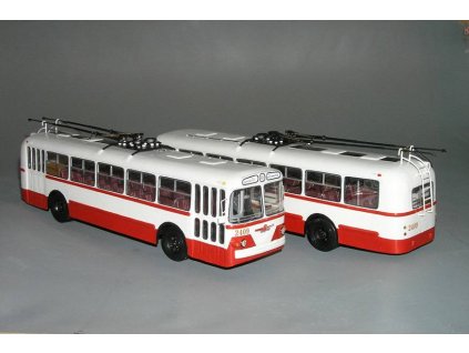 ZIU 5G trolejbus Muzeum dopravy Moskva - Vector-models  ZIU 5G trolejbus Muzeum dopravy Moskva - Vector-models - kovový model