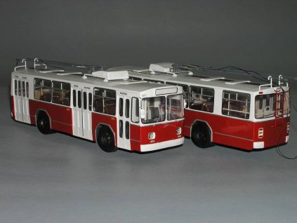 ZIU 11 krátký trolejbus 1972 - Vector-models  ZIU 11 krátký 1972 - Vector-models - kovový model