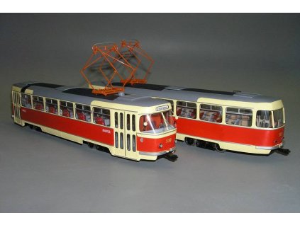 Časopis s modelem Tatra T-3 (M97) tramvaj 1965 - Vector-models  Tatra T-3 (M97) 1965 - Vector-models - kovový model