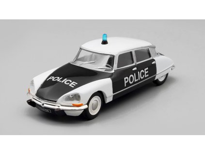 Citroen DS21 Policejní 1:43 - Policejní auta časopis s modelem #27  Citroen DS 21 - Policejní auta
