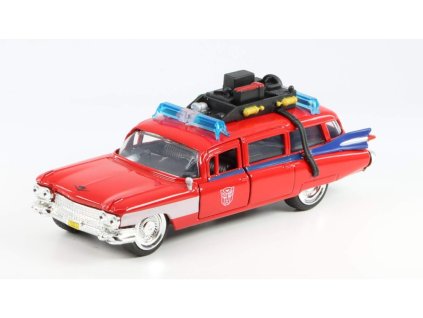Cadillac ECTO-1 z filmu Krotitelé duchů 1984 1:24 - Jada Toys  Cadillac - kovový model