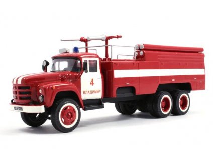 ZIL-133GYA AKT-3/2,5 197 Hasiči 1980 NA OBJEDNÁVKU!!! - KIMMERIJA models  ZIL-133GYA AKT-3/2,5 197 Hasiči 1980 - kov. model auta