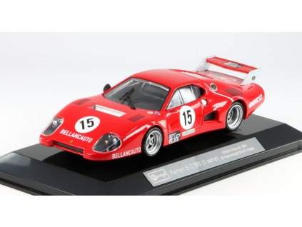 Ferrari 512 BB #15 II serie M.Flammini S.Dini F.Violati 1981 - Bburago  Ferrari 512 BB -  kovový model