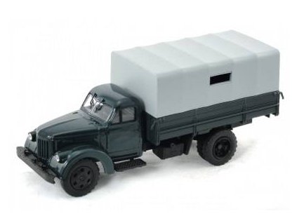 UralZIS-355M oplachtěný 1:43 - Avtoistoria  Ural ZIS 355M oplachtěný - nákladní auto - kovový model auta