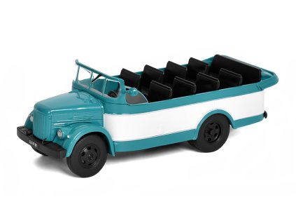 CARM lázeňský autobus 1:43 - Auto ve službě časopis s modelem #68  CARM lázeňský autobus GAZ 51 1/43 - kovový model auta