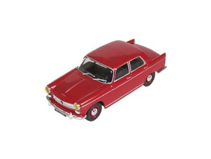 Peugeot 404 1:43 - Kultovní auta PRL-u Polsko časopis s modelem #152  Peugeot 404 - kovový model auta