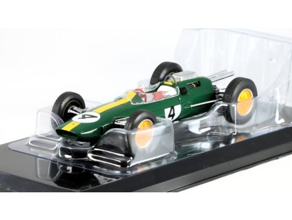 Lotus 25 F1 #4 Jim Clark 1963 1:24 - časopis s modelem  Lotus F1 - kovový model