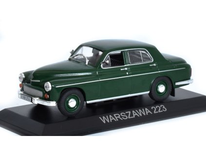 Warszawa 223 1:43 - Maşini de Legendă časopis AutoModels s modelem  Waršawa-223 ( GAZ M20 POBEDA ) - kovový model auta