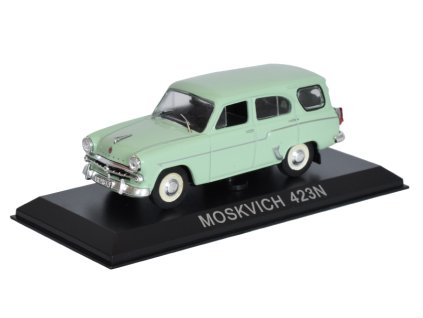 Moskvič 423N - 1957 1:43 - Maşini de Legendă časopis s modelem  Moskvič 423 N - kovový model auta