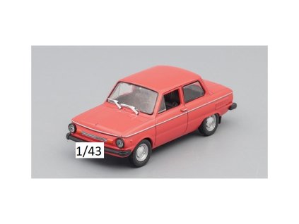 ZAZ 968M 1:43 - Kultovní auta ČSSR časopis s modelem #107  ZAZ-968 M - kovový model auta