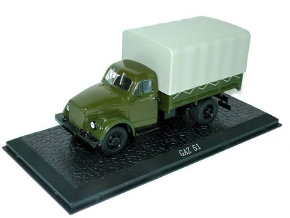 GAZ 51 1:43 - Atlas časopis s modelem  GAZ-51 - kovový model auta