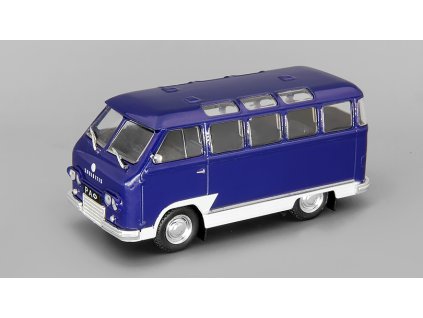 RAF-978 Spriditis 1:43 - Kultovní auta SSSR časopis s modelem  RAF Spriditis - kovový model