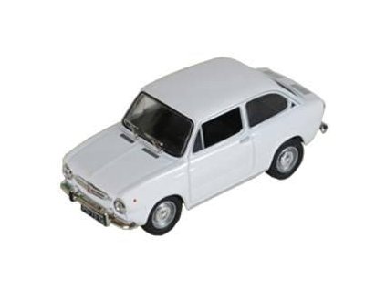 Seat 850 1:43 - Kultovní auta ČSSR časopis s modelem #122  Seat-850 - kovový model auta