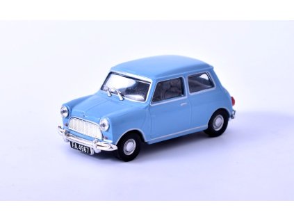 Morris Mini Minor 1:43 - Kultovní auta PRL-u časopis s modelem #162  Morris Mini 1964 - kovový model auta