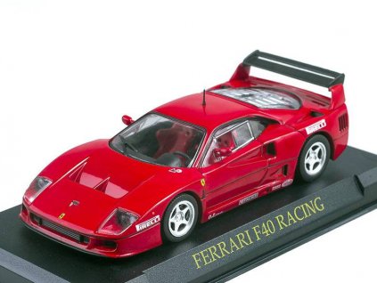 Ferrari F40 Racing - z časopisu Ferrari Collection  Ferrari F40 Racing - kovový model auta