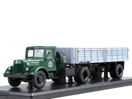 MAZ-200V s návěsem MAZ-5215 1:43 - SSM  MAZ 200V + MAZ 5215 - kovový model auta