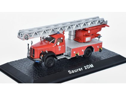 Saurer 2DM Hasiči 1:72 - Atlas  Saurer 2 DM Hasiči - kovový model auta