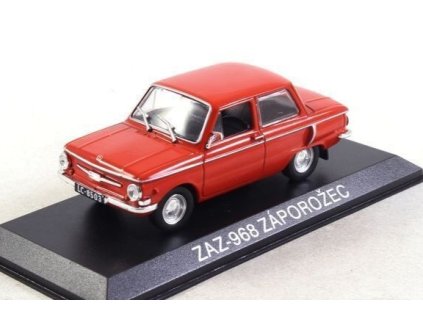 ZAZ-968 ZÁPOROŽEC 1:43 - DeAgostini Legendás Autói časopis s modelem  ZAZ-968 - kovový model