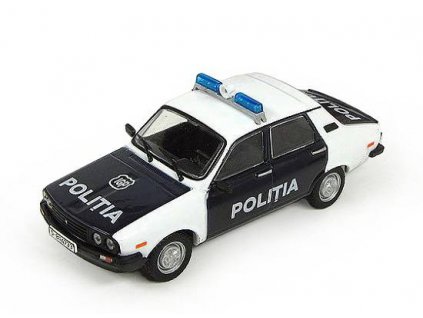 Dacia 1310 1:43 - Policejní auta světa časopis s modelem #52  Dacia-1310 - kovový model auta
