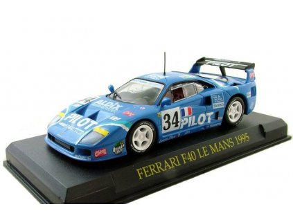 Ferrari F40 Le Mans 1995 - z časopisu Ferrari Collection  Ferrari F40 Le Mans 1995 - kovový model auta