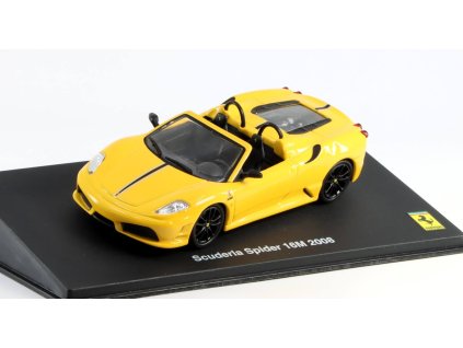 Ferrari F430 Scuderia 16M Spider 2008 1:43 - DeAgostini časopis s modelem  Ferrari F430 - kovový model