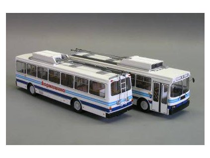 LAZ 52522 trolejbus 1995 - Bazarové zboží (výprodej soukromé sbírky)  LAZ 52522 - kovový model