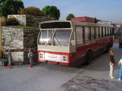 DAF SB201 DKDL Hainje trolejbus - Bazarové zboží (výprodej soukromé sbírky)  DAF SB201 DKDL Hainje 1982 - kovový model