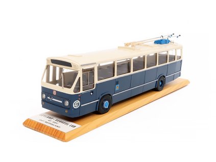 Leyland Verheul LVB 6T/EEC 1967 trolejbus 1:43 - Ručně vyrobený model  Leyland - Verheul LVB 6T / EEC 1967 Nederland - model trolejbusu