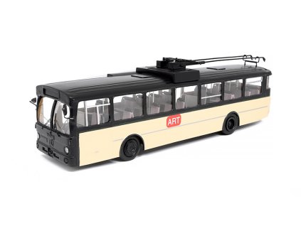 Mercedes-Benz O305 TD Duobus trolejbus 1:43 - Ručně vyrobený model  Mercedes O. 305 TD Duobus - kovový model trolejbusu