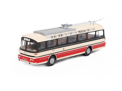 Škoda T11 trolejbus 1:87 - Ručně vyrobený model  Škoda T 11 - model trolejbusu