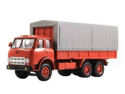 MAZ-514 1974 1:43 - Naš Autoprom časopis s modelem  MAZ 514 1974 - kovový model