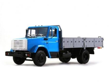 ZIL-4331 1:43 - Avtoistoria - nákladní auto časopis s modelem  ZIL - 4331 - kovový model auta