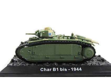 Char B1 bis 1:72 - Tanky světa časopis s modelem  Char B1 bis - kovový model tanku