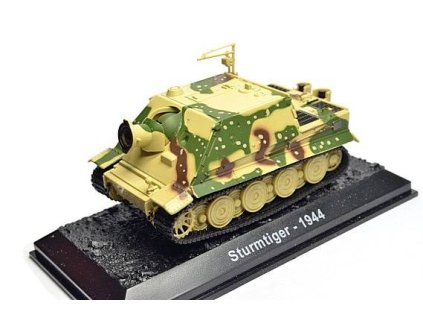 05 - Časopis s modelem - Sturmtiger - Tanky světa  Sturmtiger - kovový model tanku