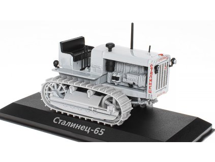 Stalinets-65 1937-1941 1:43 - Hachette Traktory časopis s modelem  Stalinec 65 - kovový model