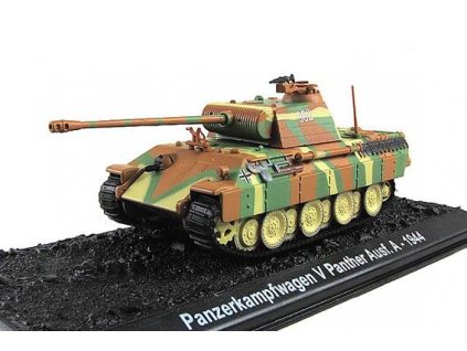 11 - PzKpfw V Panther Ausf. A - Tanky světa  PzKpfw V Panther Ausf. A - kovový model tanku