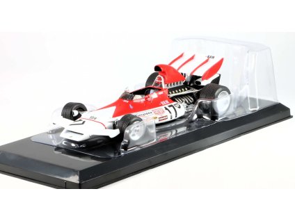 BRM F1 P160B #17 Monaco Grand Prix Jean Pierre Beltoise 1972 1:24 - časopis s modelem  BRM P160 - kovový model
