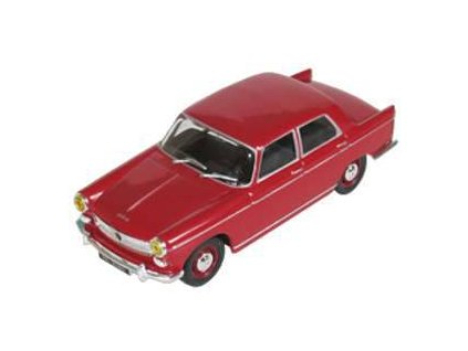 Peugeot 404 1:43 - Kultovní auta ČSSR časopis s modelem #134  Peugeot 404 - kovový model auta