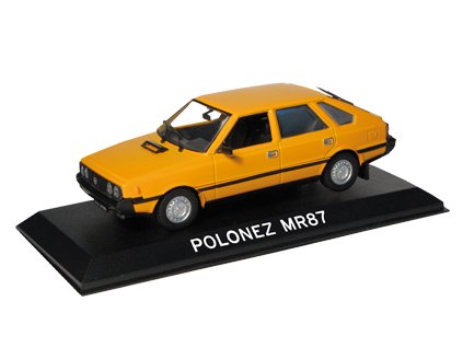 18 - Polonez MR87 - Zlatá kolekce aut PRL-u  Polonez MR87 - kovový model auta