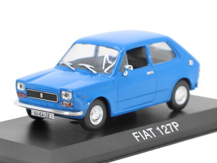 Fiat 127p 143 Zlatá kolekce aut PRL u časopis s modelem (1)