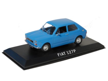Fiat 127p - Zlatá kolekce aut PRL-u  Fiat 127p - kovový model auta