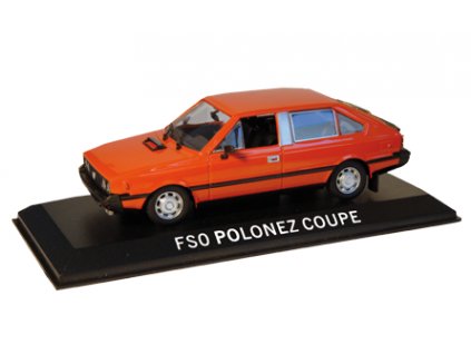 21 - Časopis s modelem - FSO Polonez Coupe - Zlatá kolekce aut PRL-u  21 - Časopis s modelem FSO Polonez Coupe - kovový model auta