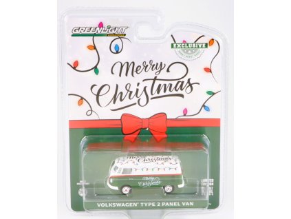 Volkswagen Type 2 Panel Van Merry Christmas 1:64 - GreenLight  VW Type 2 - kovový model