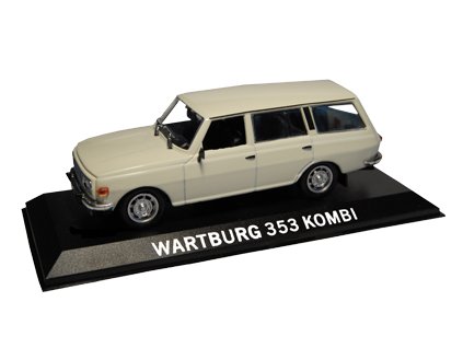 22 - Wartburg 353 Kombi - Zlatá kolekce aut PRL-u  Wartburg 353 Kombi - kovový model auta
