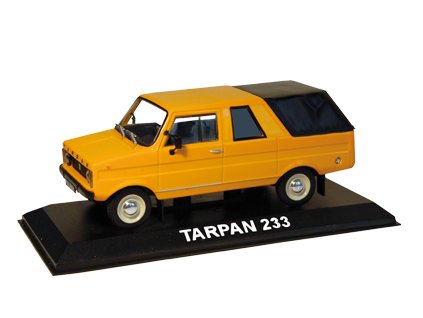 Tarpan 233 1:43 - Zlatá kolekce aut PRL-u časopis s modelem  Tarpan-233 - kovový model auta