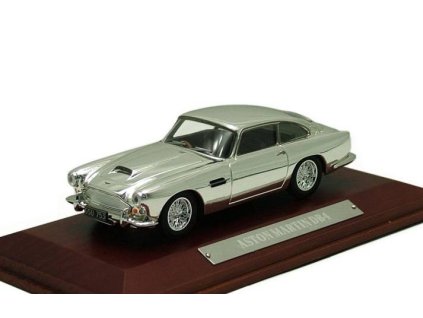 Aston Martin DB4 1:43 - Silver Cars - Atlas časopis s modelem  Aston Martin DB4 - SILVER CARS - Atlas
