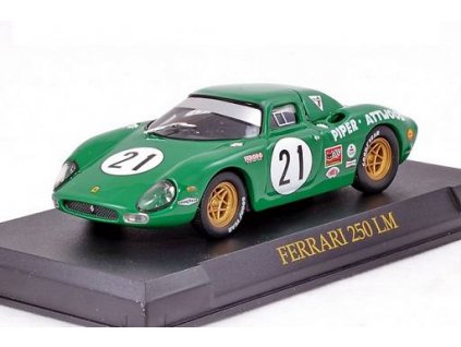 Časopis s modelem Ferrari 250 LM - z časopisu Ferrari Collection  Ferrari 250 LM - kovový model auta