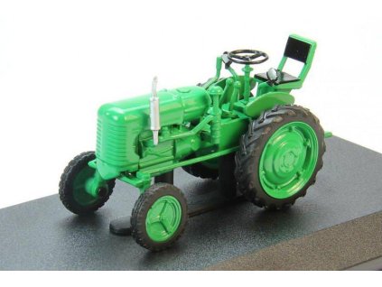 HTZ-7 1:43 - Hachette Traktory časopis s modelem #21  HTZ 7 (???-7) - kovový model traktoru
